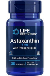 Life Extension - Astaxanthin with Phospholipids, 4mg - 30 softgels - Nutri.se